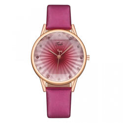QUARTZ Ceas dama ieftin Rising Sun, cu cristale si geam fatetat, frez Ceas