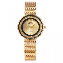 SOXY Ceas dama Soxy, Sofisticated Woman, elegant cu cristale, auriu Ceas
