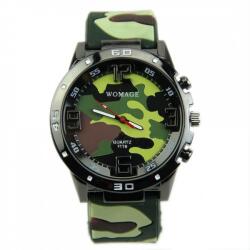 WoMaGe Ceas pentru barbati, model camuflaj Ceas