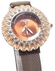 Geneva Ceas dama bratara magnetica, Crystal Time, maro + cutie eleganta cadou Ceas