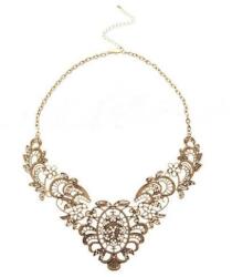  Colier fashion vintage, culoare bronz invechit