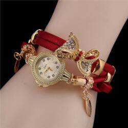 QUARTZ Ceas dama Golden Fantasy, rosu Ceas