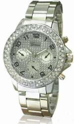 Geneva Ceas dama Geneva Crystal - argintiu, cutie eleganta cadou Ceas
