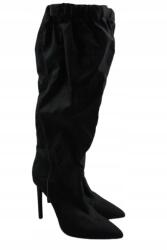 Ash Fekete Behúzható Magasszárú Csizma Amy (38) (382974)