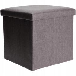 Storage Solutions Ülőke Tárolórekesszel Szürke Puff 38 X 38 X 38 CM 2 Az 1-BEN (8719987585845)