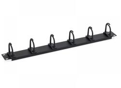 TRITON Organizator cabluri orizontal Triton 1U, 5 x small click-in ring 35x30 mm (RAB-VP-X13-A1) - freshit