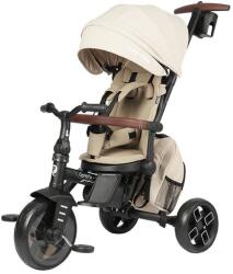 Qplay Tricicleta ultrapliabila cu scaun pivotant si copertina detasabila Qplay Comfo Max Bej (3250T7044)