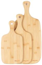 Salter Set 3 Tocatoare Bambus Salter Dimensiuni 303545 cm cu Maner pentru Servire si Agatare (BW06732) Tocator