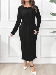 Shein XC34307 Shein Ruha Maxi Fodros Fekete Hosszú Ujjú (1) 44