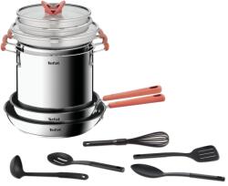 Tefal Set vase de gatit Tefal OptiSpace G721SD 13 piese otel inoxidabil compatibil inductie (G721SD74)