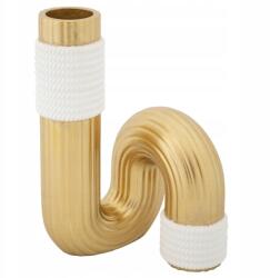 Mauro Ferretti Hullám alakú váza polyresinből, magassága 18 cm (420730001)