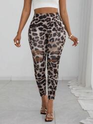 Shein Mintás Lyukacsos Leggings (xs) (608814)