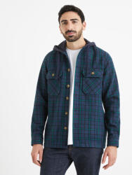 Celio Зелена и синя мъжка карирана риза с качулка Celio Valines Celio | Sin | МЪЖЕ | S