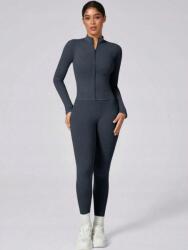 Shein KC35218 Shein Cipzáras Sport Pulóver (1) M