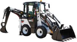 Hidromek Mini Buldoexcavator cu roti Hidromek, 5 tone, motor Kubota 65 cp, AC, HMK 62 SS (HMK62SS)