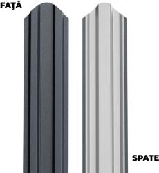 BILKA Sipca metalica pentru gard BILKA Gri Antracit Ral 7016 Mat 92.9 mm 0.40 mm 100cm (23583)