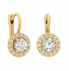 Angel gold Arany Fülbevaló Karika Kerek 585