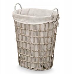  Mosókosár Szövet Betéttel És Fogantyúkkal 58X49X35 CM (94564-AR)