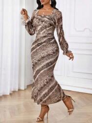 Shein Mintás Ruha Hosszú Ujjú (L) (610130)