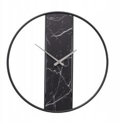 Boltze Falióra Fém Fekete Minimalista Siyah Átm. 62 CM Elemes (2051804)