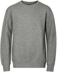 MALFINI Hanorac pentru copii unisex Crew - Gri închis prespălat | 158 cm (12 ani) (4271207)