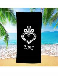  Shein Fekete Strandtörölköző Nyomott Mintával (609590)