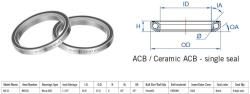 FSA Rulment cuvete FSA N. 51 ACB 45x45 1 1 4 singleS MR136 - 160-6746 (160-6746)