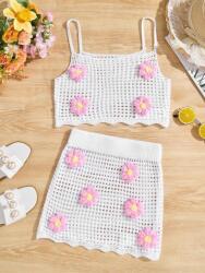 Shein Kötött Fonott Virág Szett (8L) (608926)