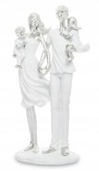 3M Figura család gyerek figura anya apa lánya fiú fehér ezüst dekoráció (5902663304646)