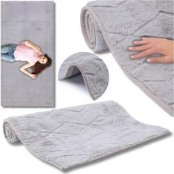 e-floor Rabbit Plüss Járószőnyeg Puha Dekoratív Soft 70x140CM Szürke (508629)