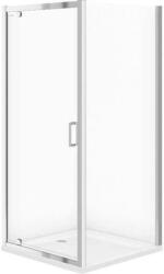 Cersanit Cabina dus cu usa pivotanta 90x90 cm, sticla transparenta, Cersanit (S166-001)