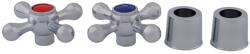 FLOW FMB 294ZP Manere baterie zinc apa rece si calda 2 buc FLOW (16937)