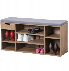 KESPER Cipősszekrény Fiókkal És Puha Mdf Ülőfelülettel 101 X 48 CM Barna (15939-KPR)