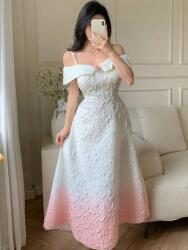 Shein Texturált Nyitott Vállú Ruha (XL) (609389)