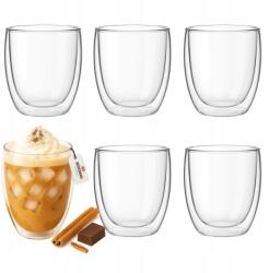 Premium 6x Thermo Pohár Kávé Latte Tea Ital Dupla Aljú 350 ml