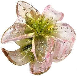 HARAHU Agrafă pentru păr Flower - Verde KP39305