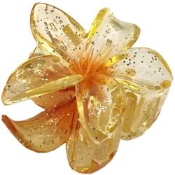 HARAHU Agrafă pentru păr Flower - Galbenă KP39304