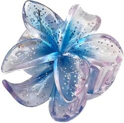 HARAHU Agrafă pentru păr Flower - Albastră KP39308