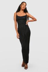 Boohoo KC35213 Boohoo Pliszírozott Ruha Maxi Vállpántok (1) M