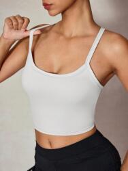 Shein Szürke Testhezálló Vállpántos Felső (XL) (608487)