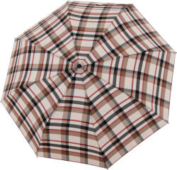 Doppler Umbrelă Carbonsteel Magic în carouri, bej (74486202)
