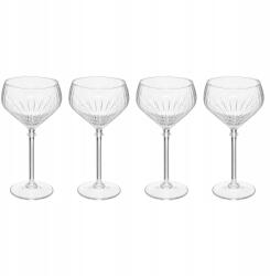 Secret De Gourmet Pezsgős Pohár Szett Üveg Eredeti Forma 4 Db Strie 320 ml (203307-JJA)