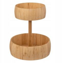 5five Simply Smart Patera Gyümölcsöknek bambusz 2 szintes barna Ø 29cm (189706)