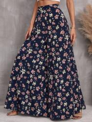 Shein Sötétkék Virágos Nadrág (s) (609698)