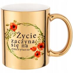 Style Couture Arany Bögre Ajándék Nyugdíjasnak Sok Mintával +név