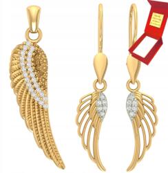 Deem Arany Szárny Szett Cirkóniákkal 585 (K1162AB/5-KW)