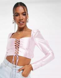 Jaded London Női Felső Rózsaszín Szatén 38 Rnw