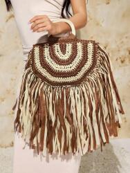 Shein Kétszínű Rojtos Strand Kézitáska (608930)