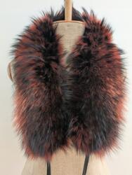  Mosómedve prém szegély kapucnihoz, gallér, nagyméretű sál