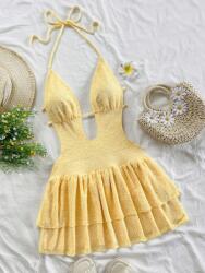 Shein Sárga Ruha Csipkés (M) (608772)